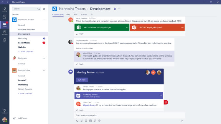 What are the key components of Microsoft Teams? Intlock
