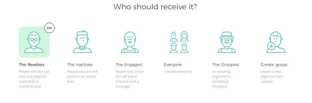 Tailored audience