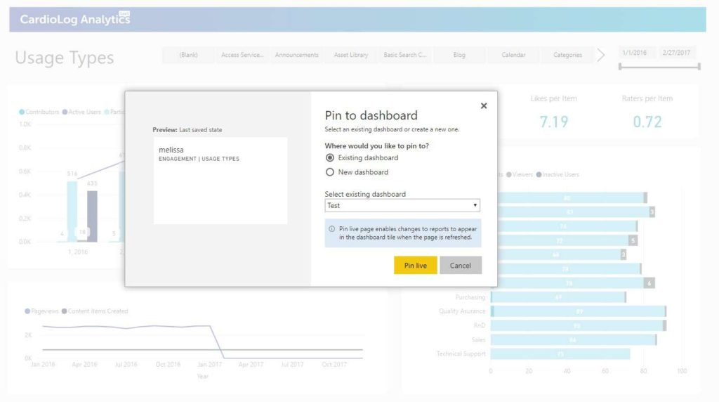 power bi dashboard